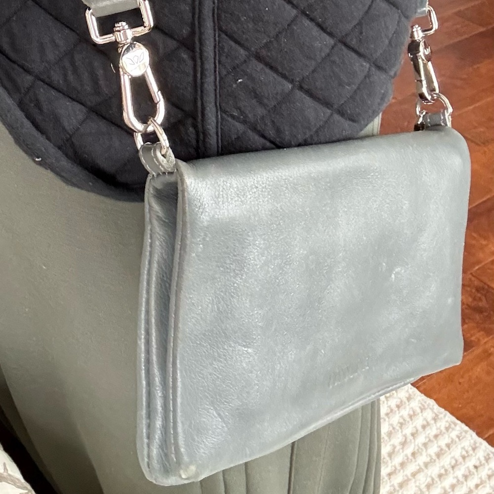 Consuela Leather Crossbody with Rainbow Strap - Picture 4 of 4